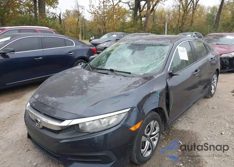 2017 Honda Civic Lx из США, поврежденный, VIN 19XFC2F51HE078614